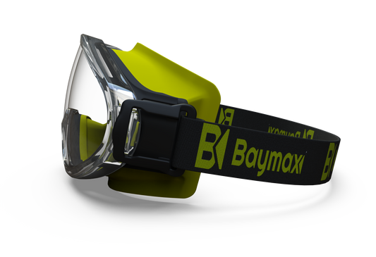 BAYMAX BX-2500 ARMOR PROTECTIVE GOGGLES (ANTI-FOG) β TRANSPARENT