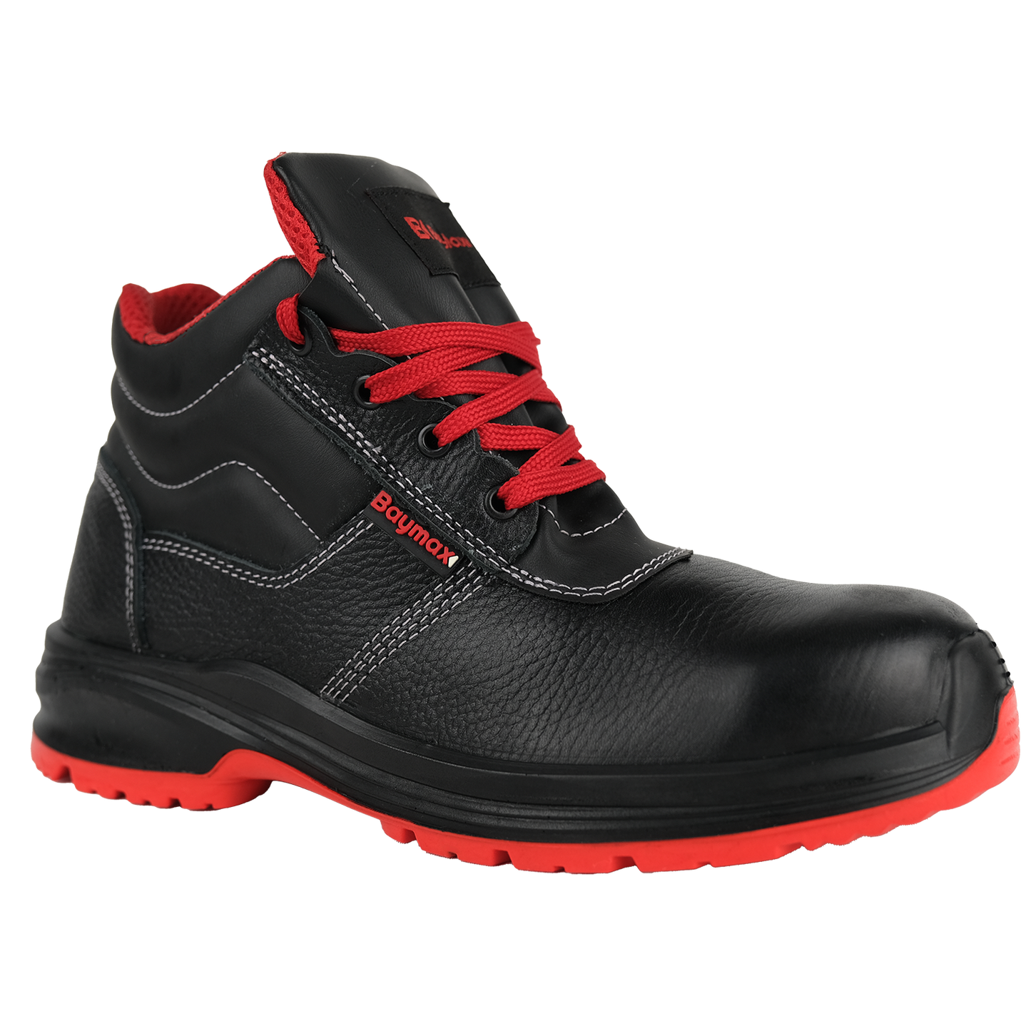 BAYMAX GOLDEN BX-03 LEATHER LACE-UP BOOTS (S3) - SIZE 41