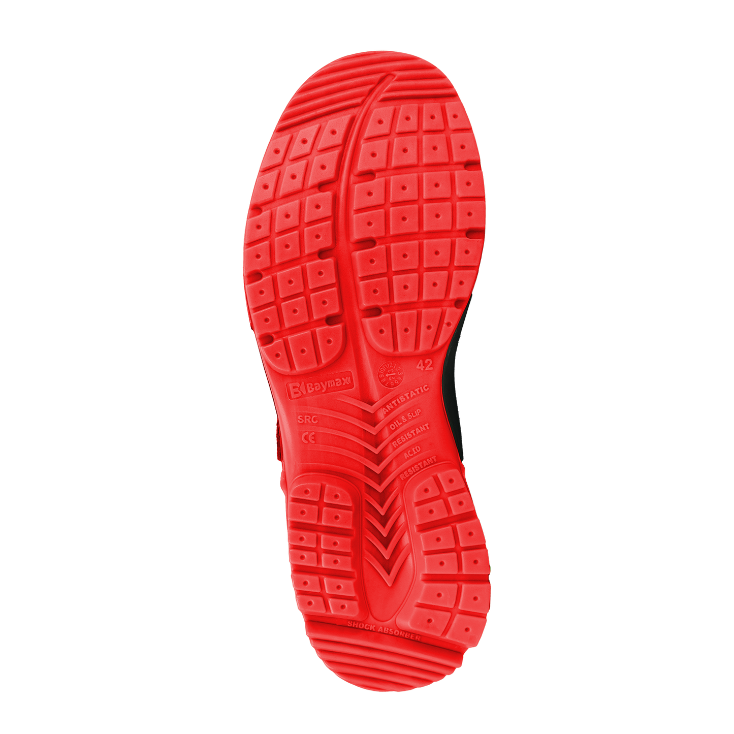 BAYMAX GOLDEN BX-03 LEATHER LACE-UP BOOTS (S3) - SIZE 41