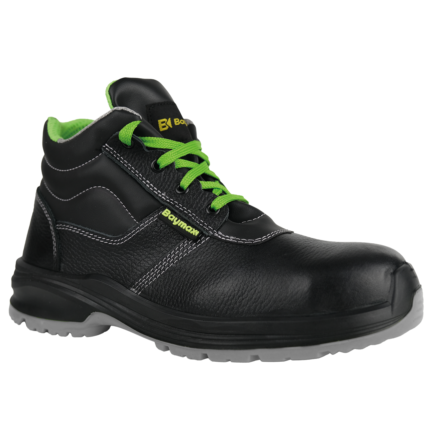 BAYMAX GOLDEN BX-03 LEATHER LACE-UP BOOTS (S3) - SIZE 41