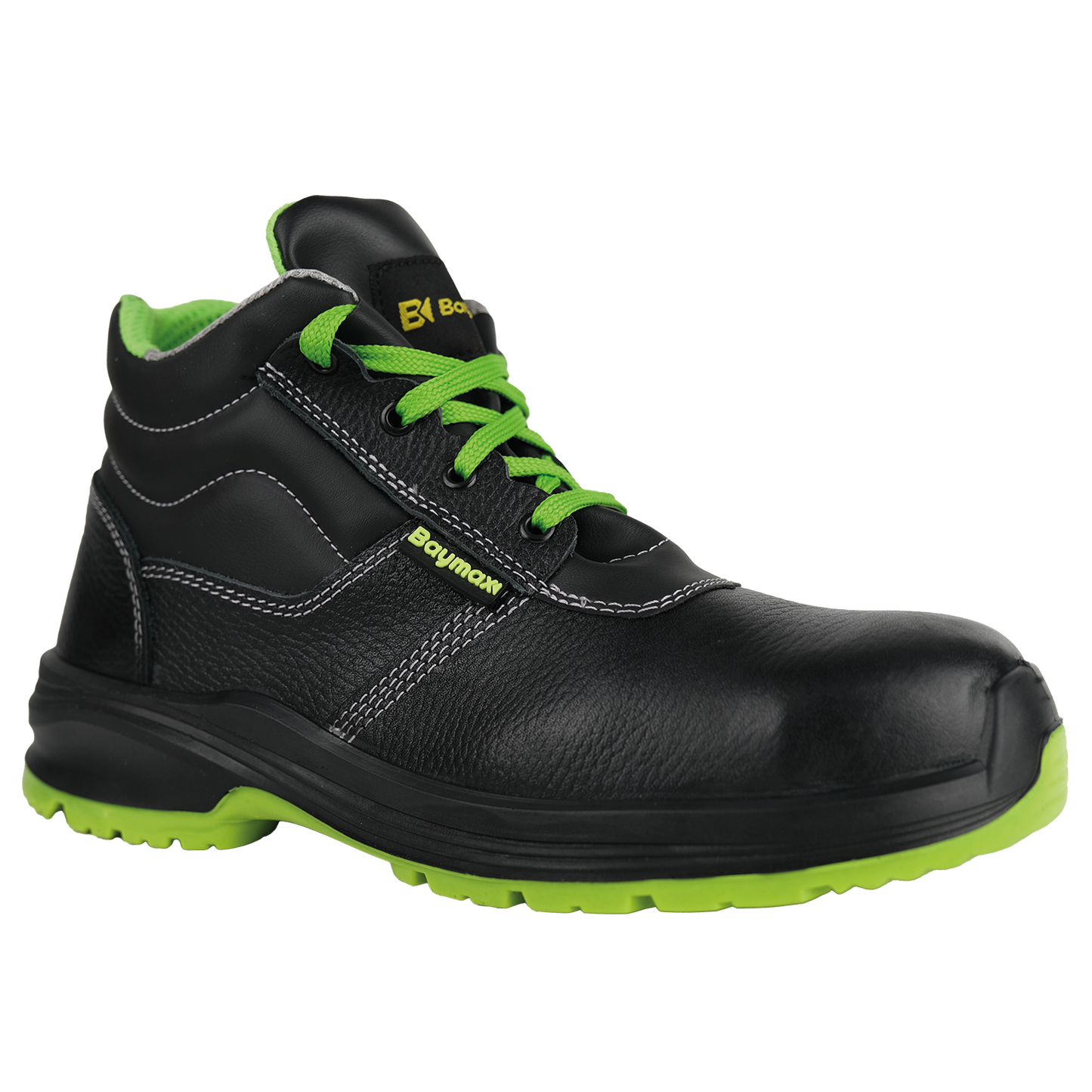 BAYMAX GOLDEN BX-03 LEATHER LACE-UP BOOTS (S3) - SIZE 41