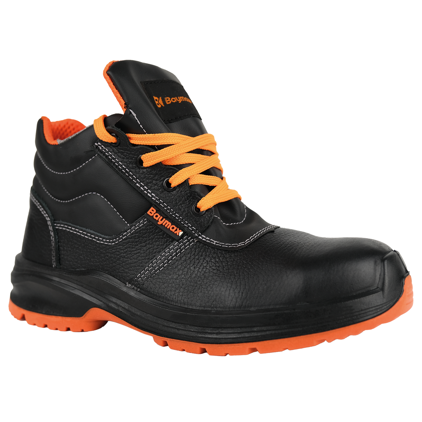 BAYMAX GOLDEN BX-03 LEATHER LACE-UP BOOTS (S3) - SIZE 41