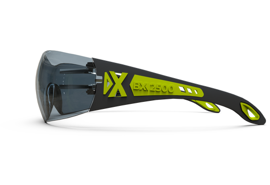 BAYMAX BX-2500 SOLO PROTECTIVE GLASSES (ANTI-FOG) β SMOKED