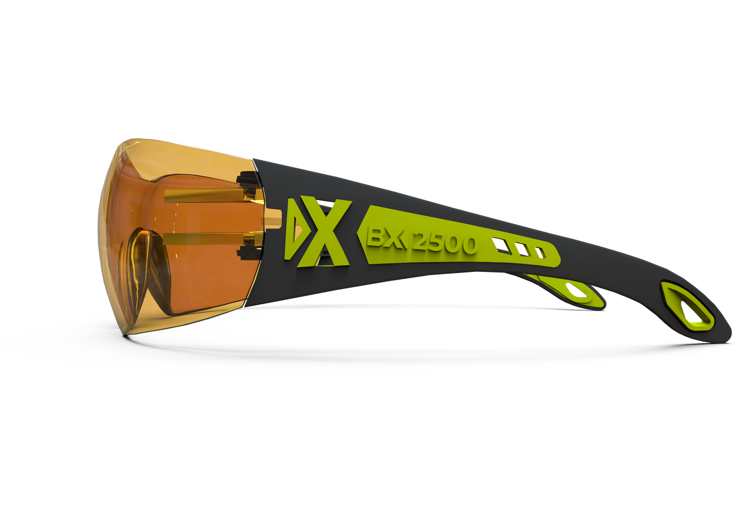 BAYMAX BX-2500 SOLO PROTECTIVE GLASSES (ANTI-FOG) β YELLOW