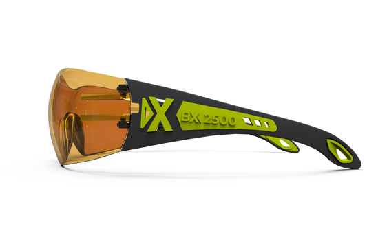 BAYMAX BX-2500 SOLO PROTECTIVE GLASSES (ANTI-FOG) β YELLOW