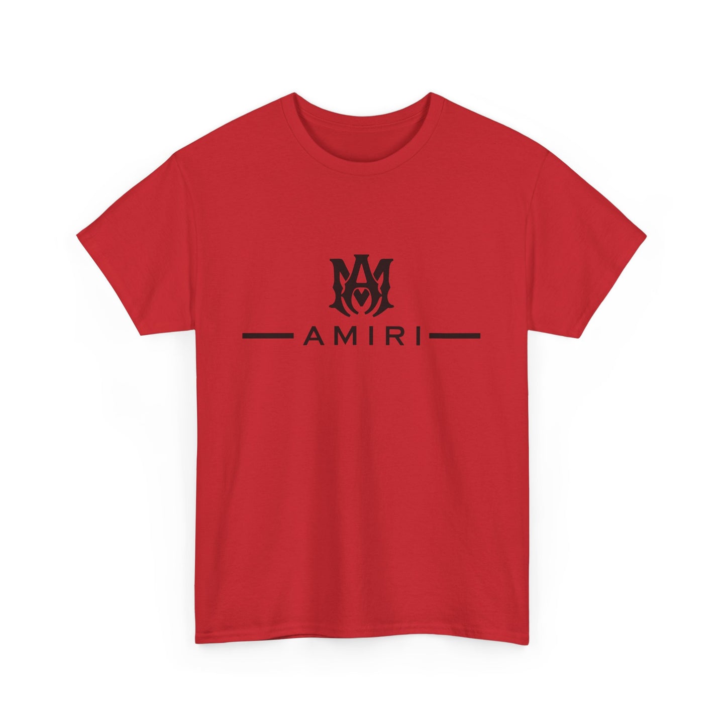 Amiri Logo Man Heavy Cotton Tee, Designer Graphic Tshirt, Streetwear Fashion Shirt, Men's Women's Clothing, Trendy Urban Apparel