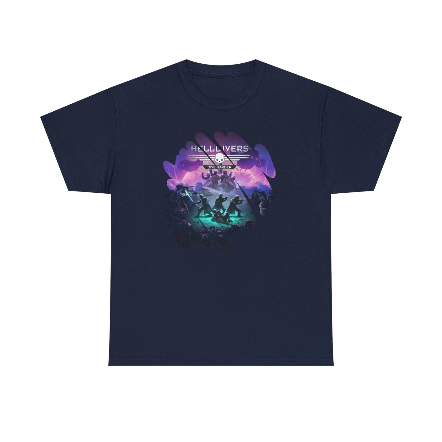 Level Up with HELLDIVERS! Exclusive Unisex Tee - Soft, Breathable Cotton, Gamer-Approved - Get Yours Now!