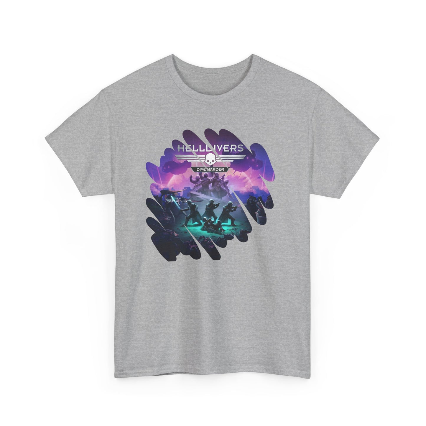 Level Up with HELLDIVERS! Exclusive Unisex Tee - Soft, Breathable Cotton, Gamer-Approved - Get Yours Now!