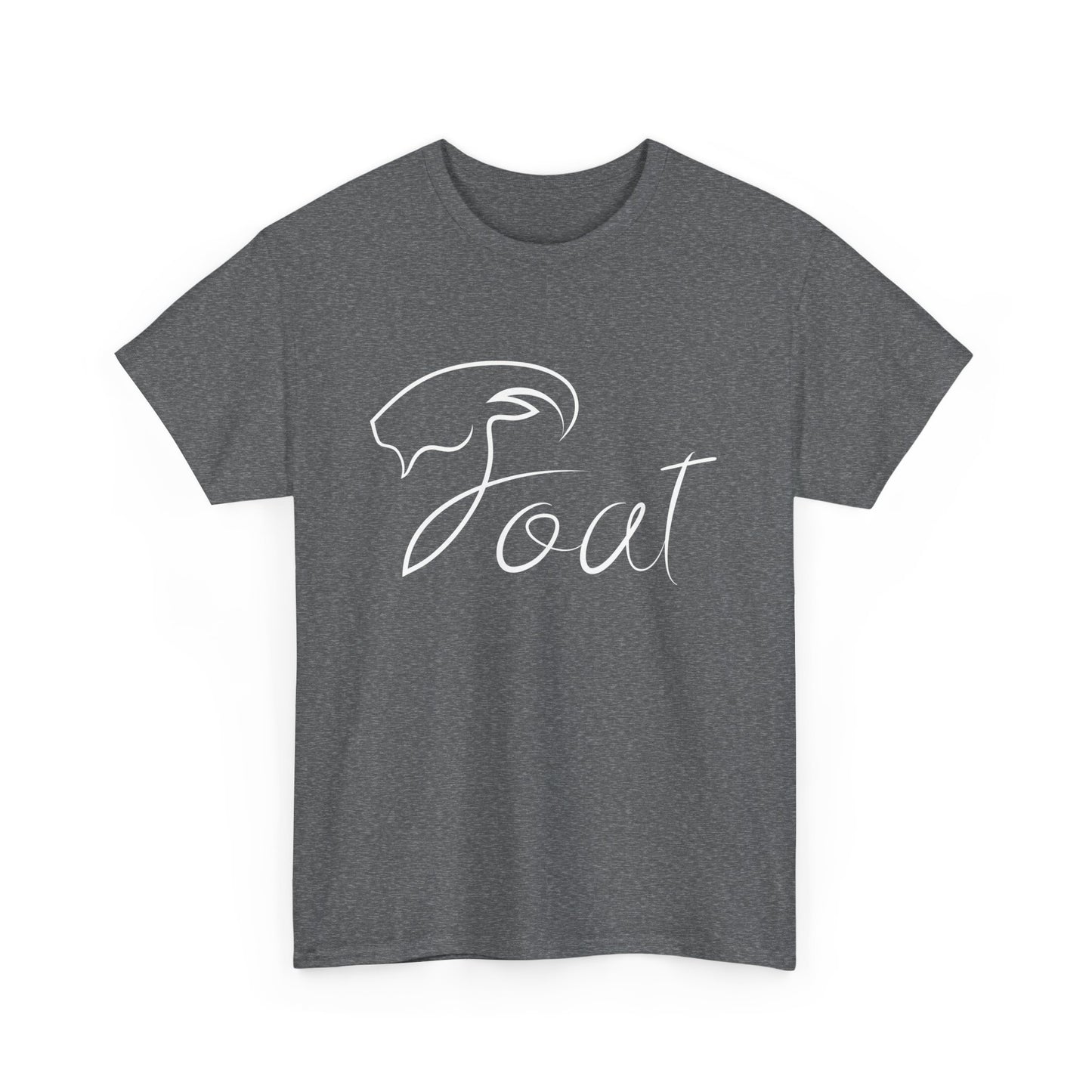 Must-Have GOAT Graphic Tee! Unisex Heavy Cotton - Sharp Print, 100% US Cotton, Classic Fit - Discover Why It's the Best!