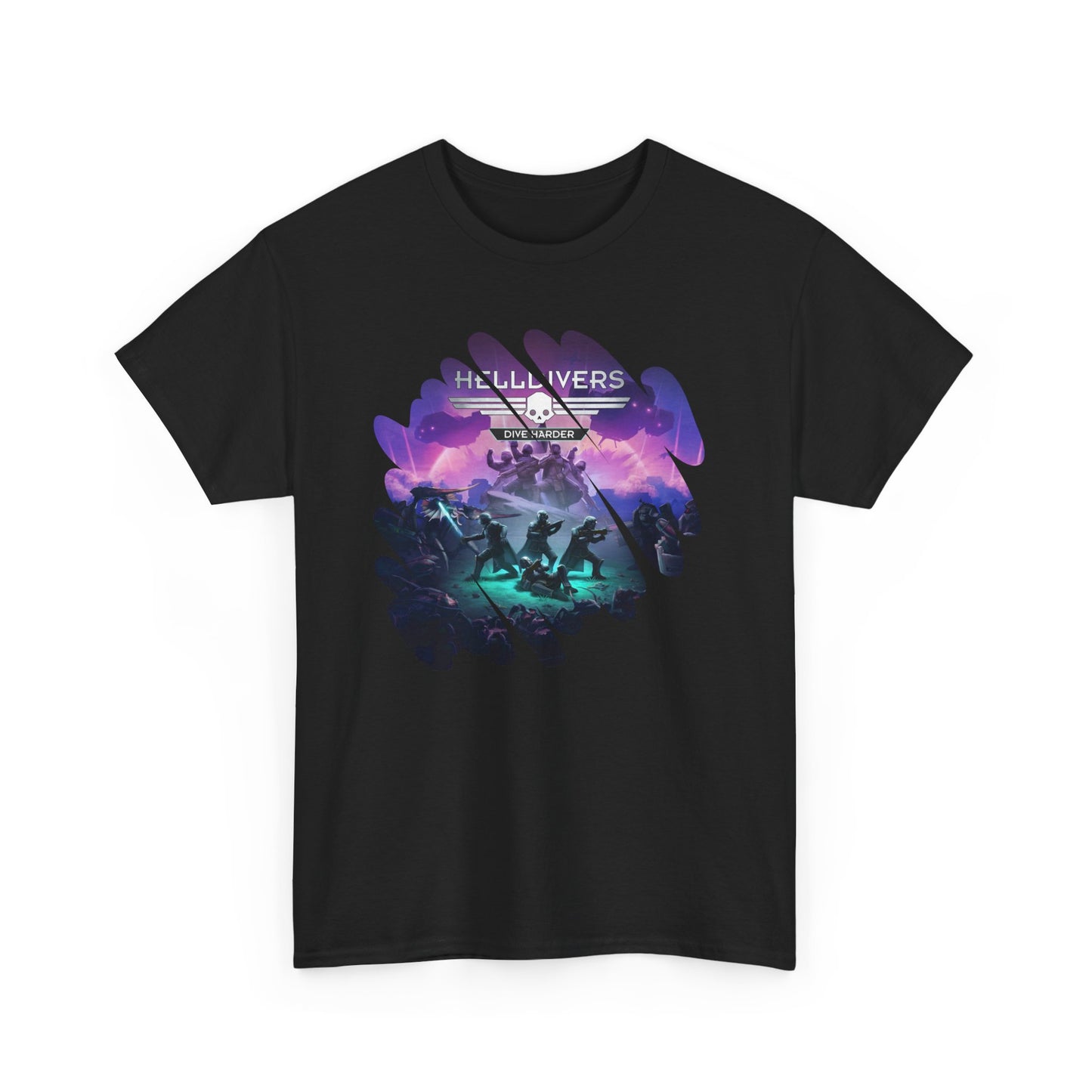 Level Up with HELLDIVERS! Exclusive Unisex Tee - Soft, Breathable Cotton, Gamer-Approved - Get Yours Now!