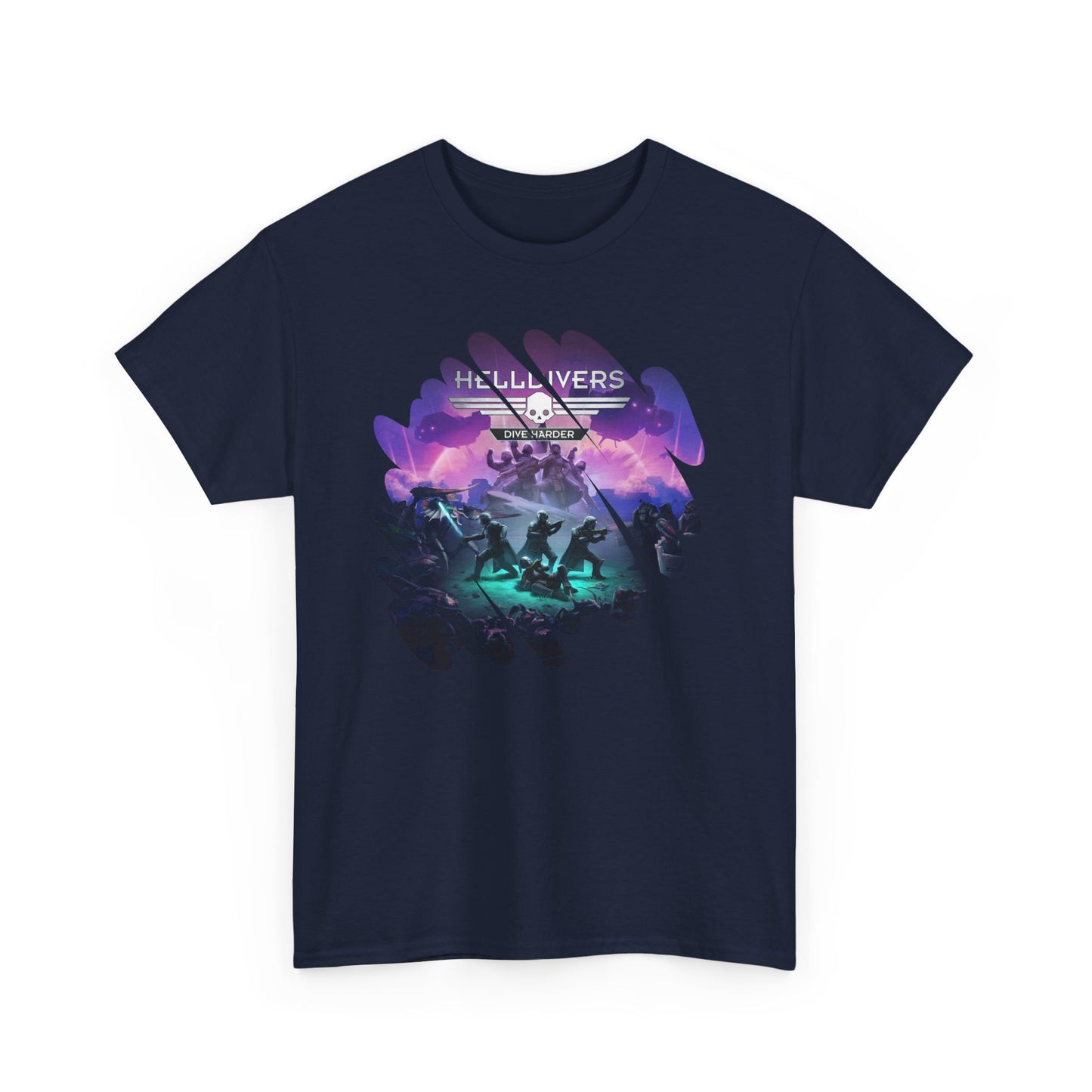 Level Up with HELLDIVERS! Exclusive Unisex Tee - Soft, Breathable Cotton, Gamer-Approved - Get Yours Now!