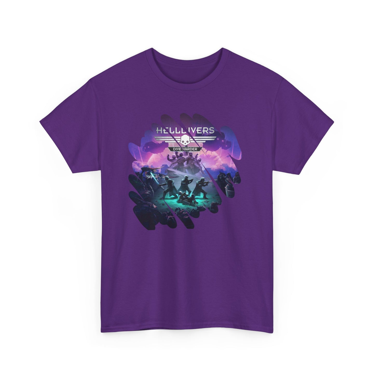 Level Up with HELLDIVERS! Exclusive Unisex Tee - Soft, Breathable Cotton, Gamer-Approved - Get Yours Now!