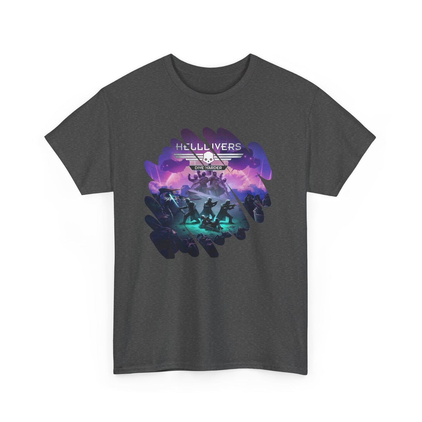 Level Up with HELLDIVERS! Exclusive Unisex Tee - Soft, Breathable Cotton, Gamer-Approved - Get Yours Now!