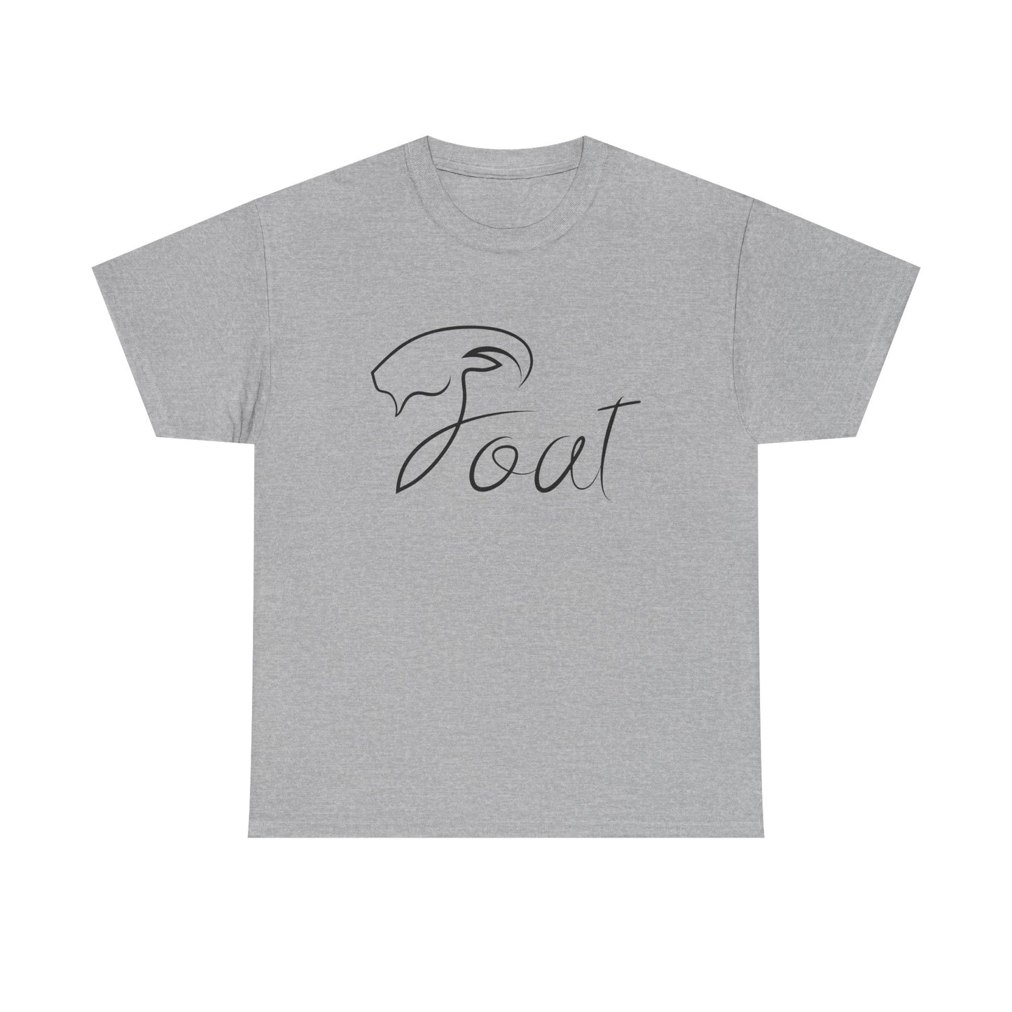 Must-Have GOAT Graphic Tee! Unisex Heavy Cotton - Sharp Print, 100% US Cotton, Classic Fit - Discover Why It's the Best!
