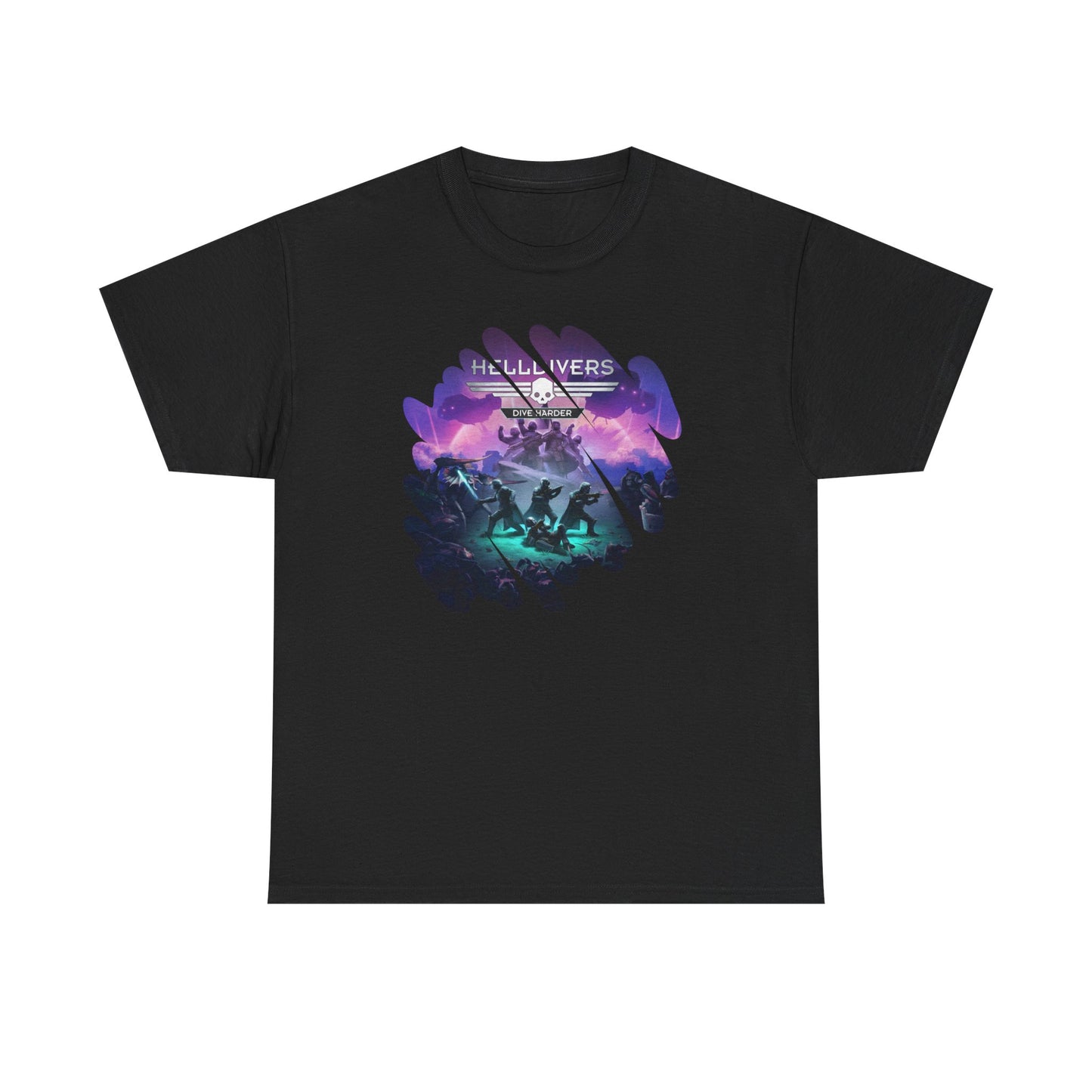 Level Up with HELLDIVERS! Exclusive Unisex Tee - Soft, Breathable Cotton, Gamer-Approved - Get Yours Now!