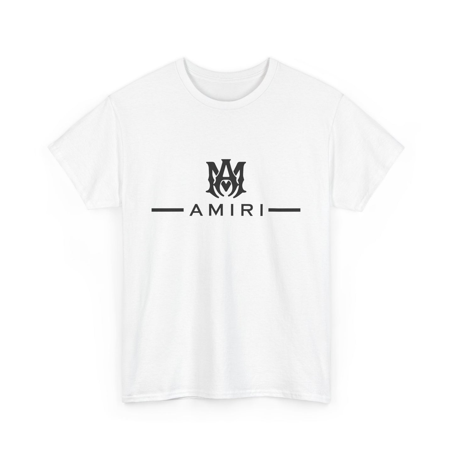 Amiri Logo Man Heavy Cotton Tee, Designer Graphic Tshirt, Streetwear Fashion Shirt, Men's Women's Clothing, Trendy Urban Apparel