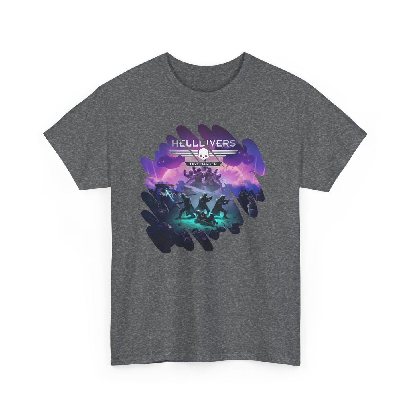 Level Up with HELLDIVERS! Exclusive Unisex Tee - Soft, Breathable Cotton, Gamer-Approved - Get Yours Now!