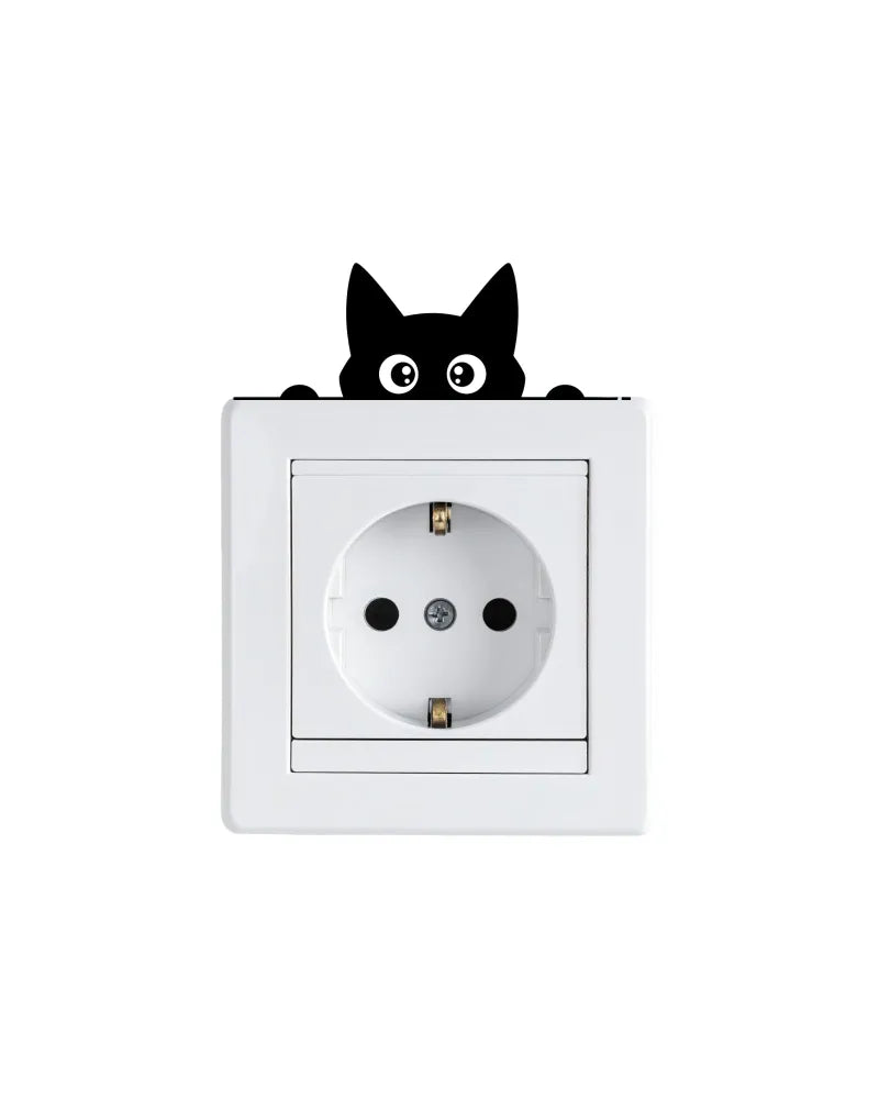 Interior sticker for switch "Black cat", 1 pc.