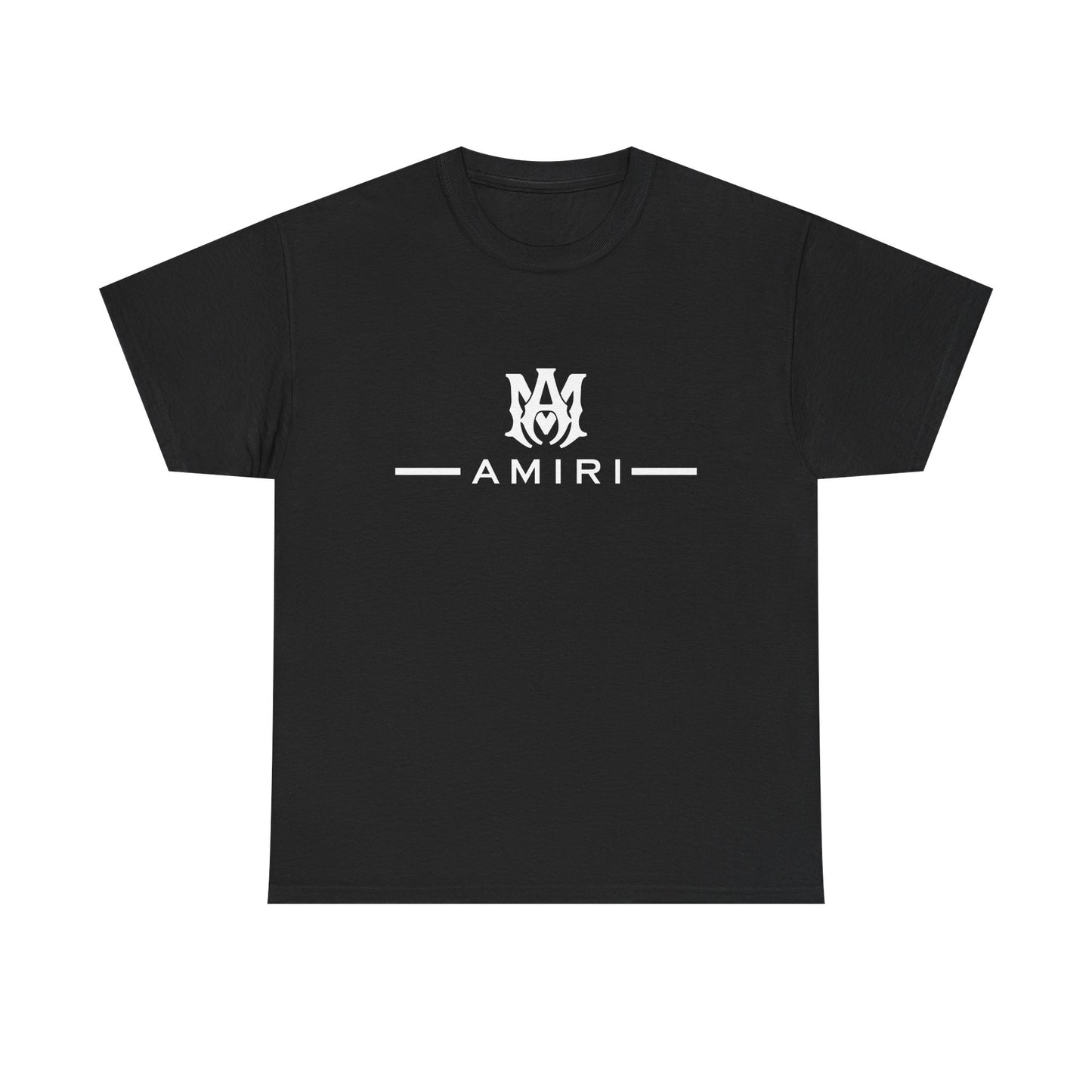 Amiri Logo Man Heavy Cotton Tee, Designer Graphic Tshirt, Streetwear Fashion Shirt, Men's Women's Clothing, Trendy Urban Apparel