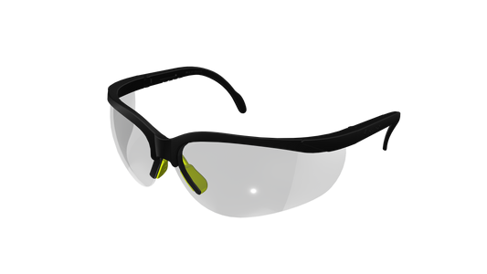 BAYMAX S-600 STYLE WORK SAFETY GLASSES (ANTI FOG)- TRANSPARENT