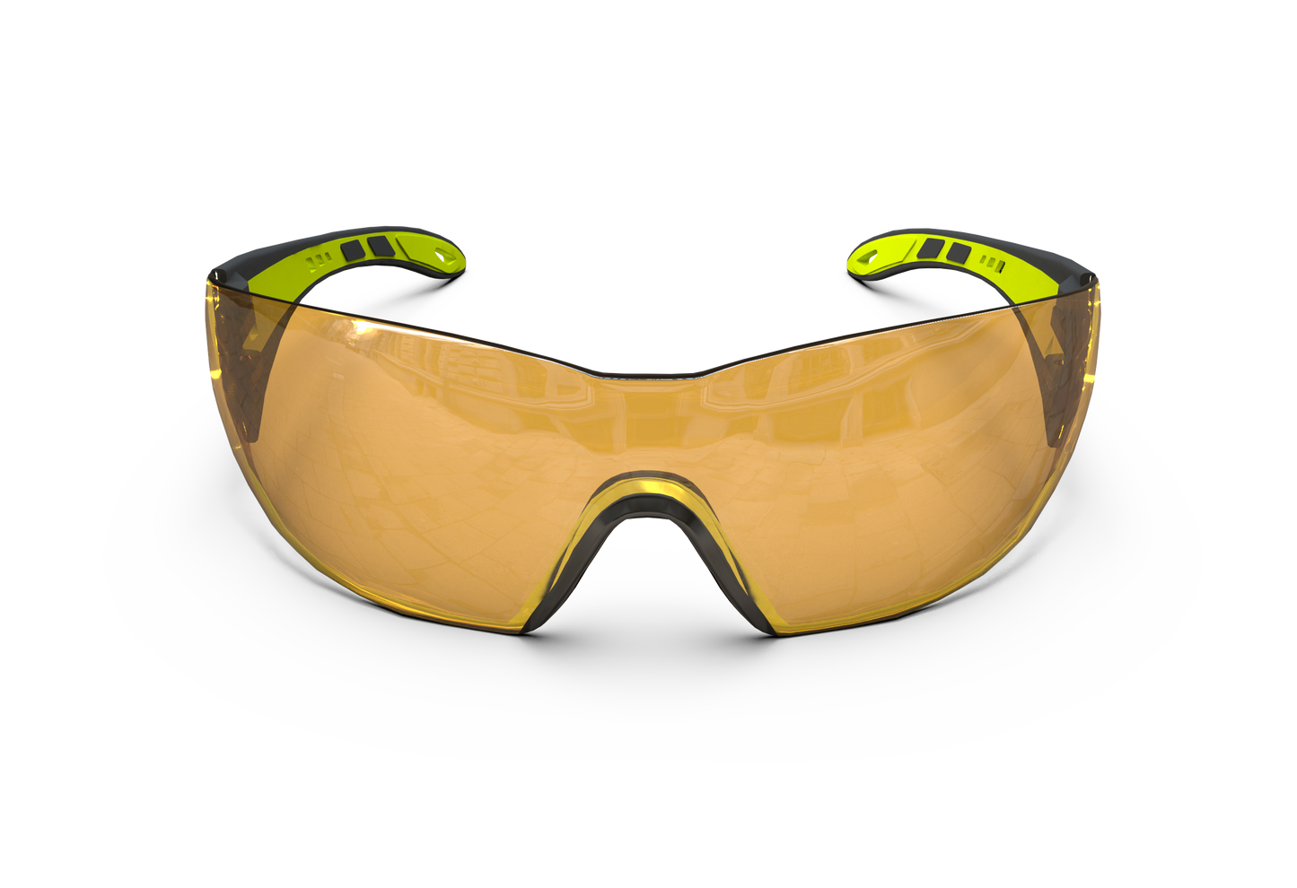 BAYMAX BX-2500 SOLO PROTECTIVE GLASSES (ANTI-FOG) – YELLOW