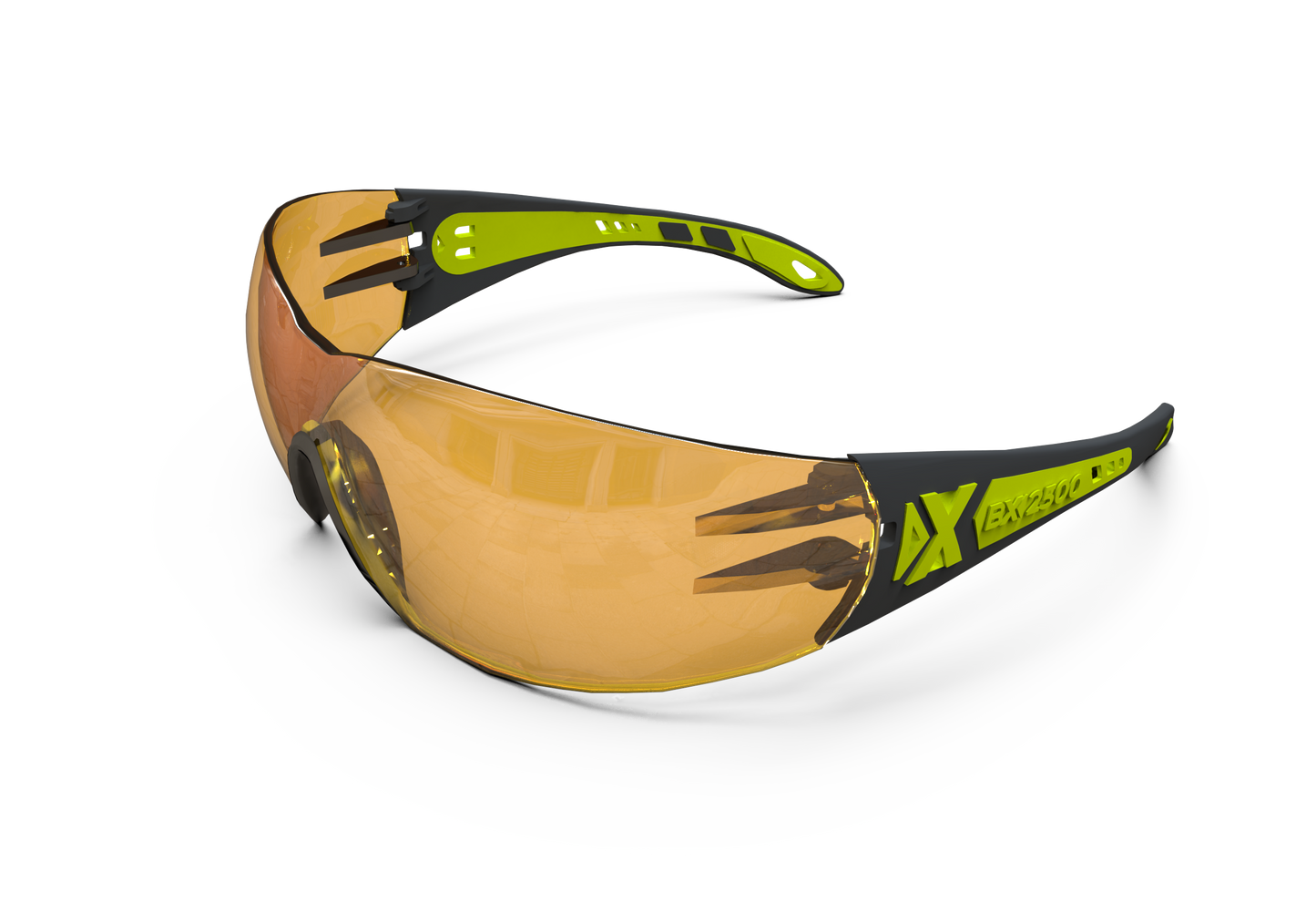 BAYMAX BX-2500 SOLO PROTECTIVE GLASSES (ANTI-FOG) – YELLOW