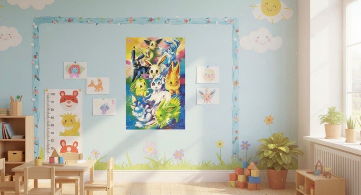 3D Dynamic Wall Panel - Motion Effect Decor - 12x16 inch (30x40cm)