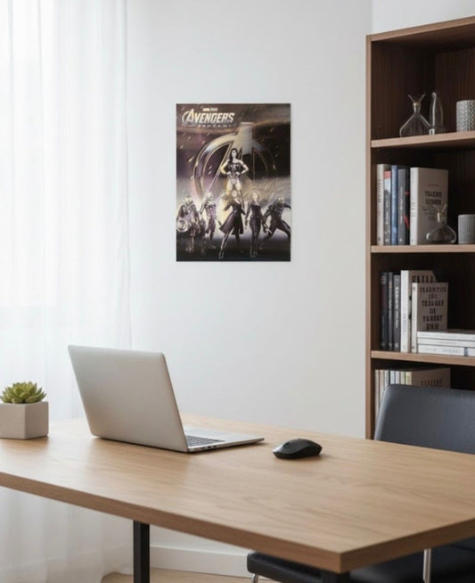 3D Lenticular Motion Wall Art - Action Team Decorative Poster 12x16" (30x40cm)