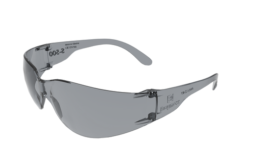 BAYMAX S-500 WORK SAFETY GLASSES (ANTI-FOG) – SMOKED