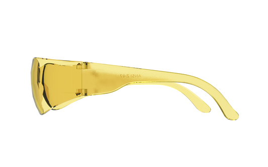 BAYMAX S-500 WORK SAFETY GLASSES (ANTI FOG)- YELLOW