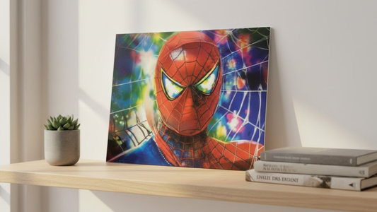 Multiverse Defenders 3D Holographic Poster Urban Web Warriors Motion Sticker 30x40cm