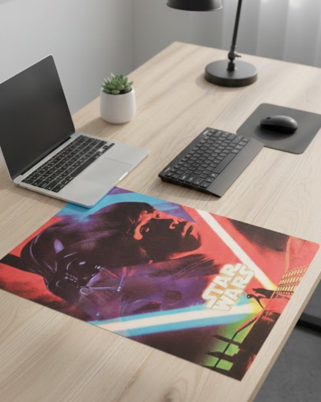 Galactic Father vs Son 3D Motion Sticker - Dark Masked Lord - 30x40cm Wall Decor