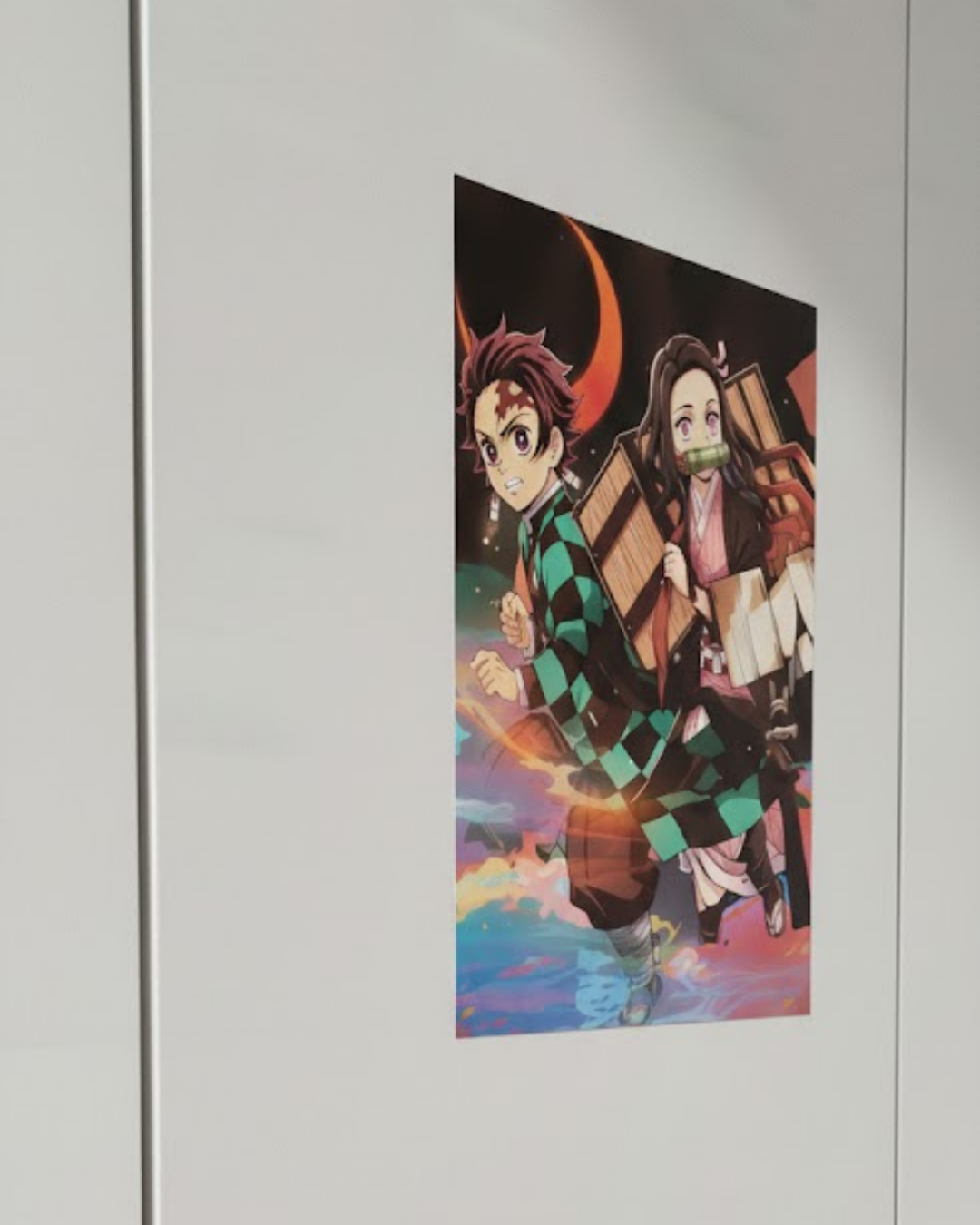 Poster Water Elemental Warrior Motion 3D Lenticular Sticker 30x40cm Anime Wall Art