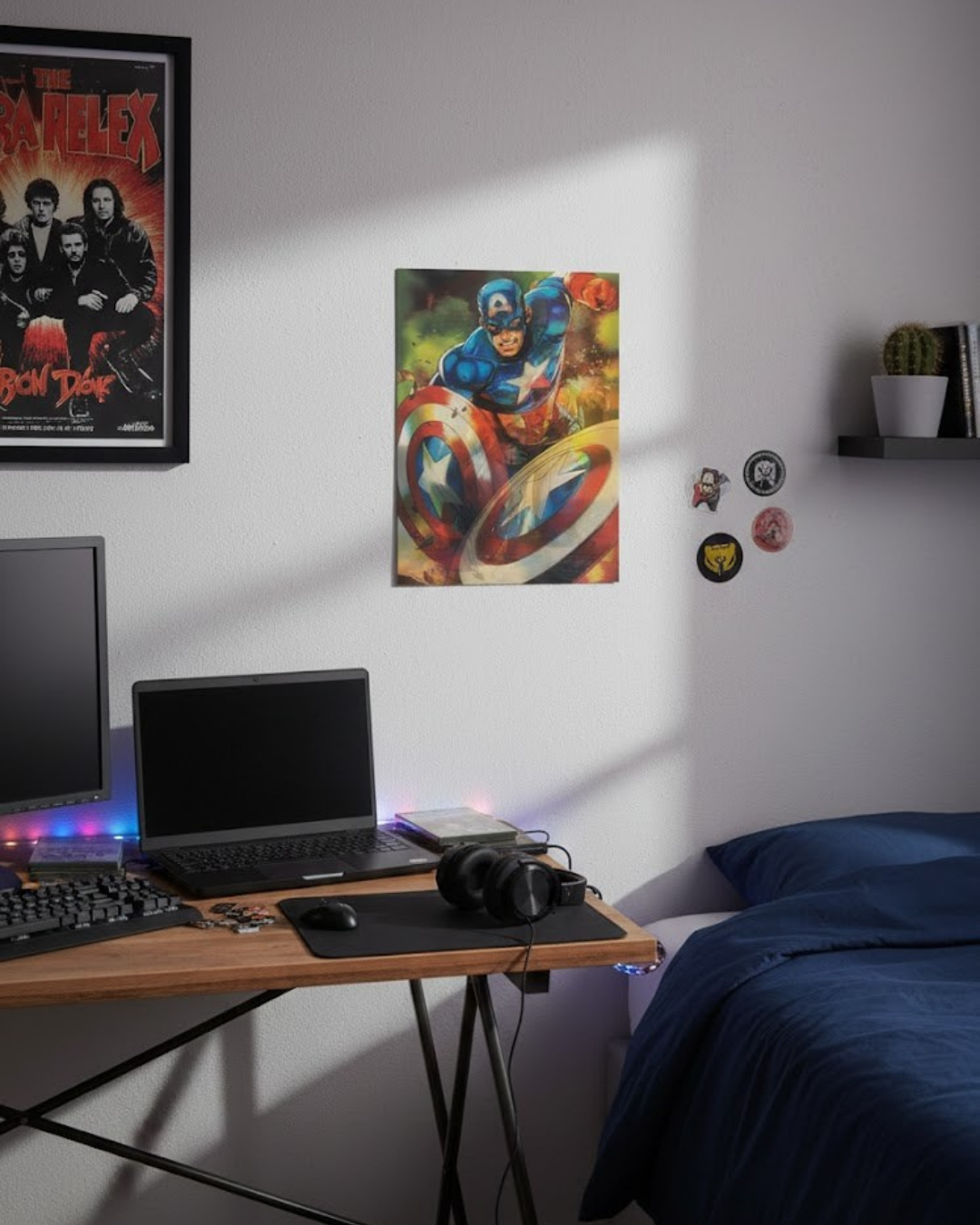 Lenticular 3D Motion Art American Legend 30x40cm Holographic Wall Poster