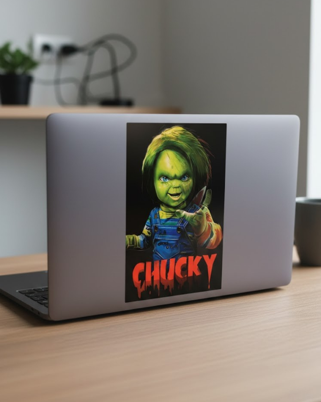 3D Lenticular Poster Scary Evil Doll Motion Sticker 30x40cm Horror Wall Art